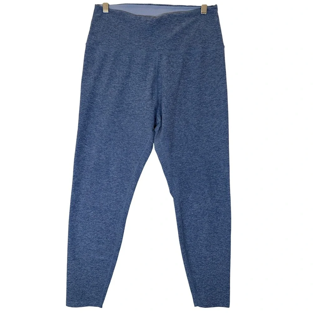 Beyond Yoga Spacedye‎ High Waisted Midi Leggings Sz XXL Blue Heather SD3243